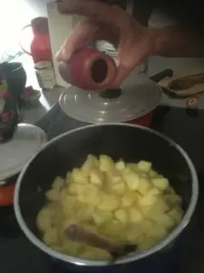 Äpfel würzen