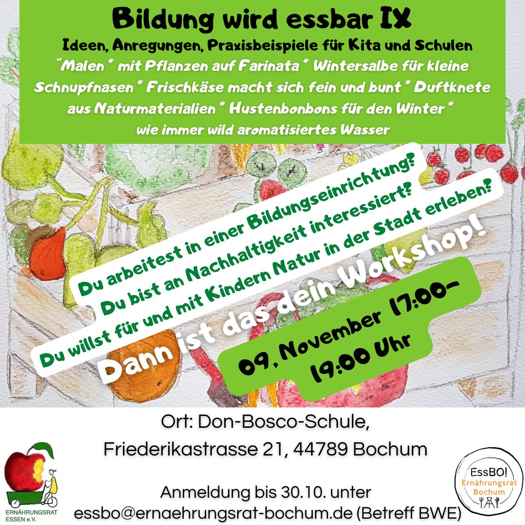 Bildung wird essbar IX